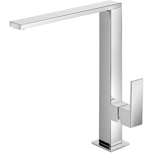 Aufsatz-Einhebelmischer - CUADRO-TRES: 106486 - TRES Grifería - aus verchromtem Metall / für Küche / 1-Loch