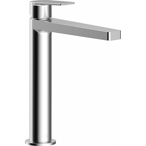 Einhebelmischer für Waschtisch - 21120301 - TRES Grifería - Aufsatz / aus verchromtem Metall / für Badezimmer