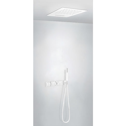Duschsystem für Deckeneinbau - 20725303BM - TRES Grifería - wandmontiert / modern / mit Handbrause