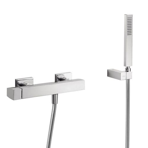 Einhebelmischer für Dusche - SLIM EXCLUSIVE: 20216701 - TRES Grifería - wandmontiert / aus verchromtem Metall / für Badezimmer