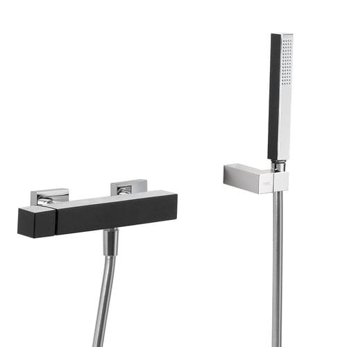 Einhebelmischer für Dusche - CUADRO EXCLUSIVE: 607167 - TRES Grifería - wandmontiert / aus verchromtem Metall / für Badezimmer
