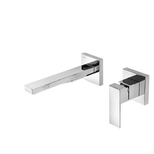 Einhebelmischer für Waschtisch - CUADRO-TRES: 00620012 - TRES Grifería - Einbau / aus verchromtem Metall / für Badezimmer