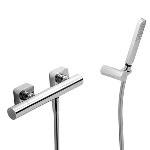Einhebelmischer für Dusche - LOFT-TRES: 20016701 - TRES Grifería - wandmontiert / aus verchromtem Metall / für Badezimmer