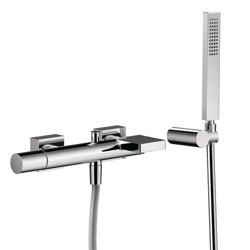Einhebelmischer für Dusche - 21117001 - TRES Grifería - für Badewanne / wandmontiert / aus verchromtem Metall