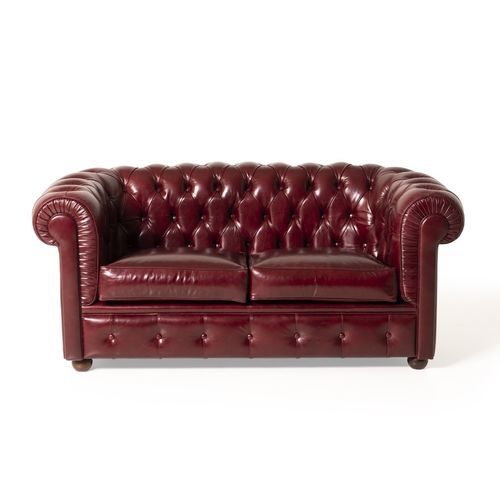 Chesterfield-Sofa - CHESTERFIELD - Mantellassi 1926 - Leder / mit Armlehnen / maßgefertigt
