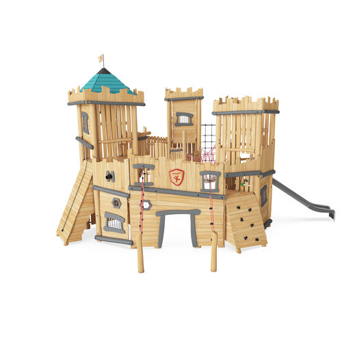Spielplatzgerät für öffentliche Einrichtungen - NRO424 - KOMPAN - für Kindergarten / für öffentliche Anlagen / Holz