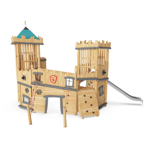 Spielplatzgerät für öffentliche Einrichtungen - NRO422 - KOMPAN - für Kindergarten / für öffentliche Anlagen / Holz