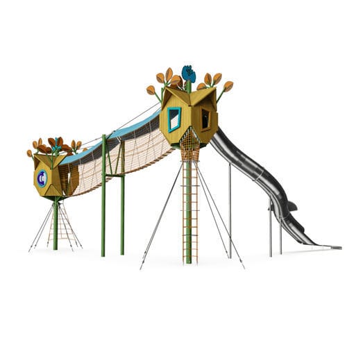 Metall-Spielplatzgerät - COR10470 - KOMPAN - HDPE / modular
