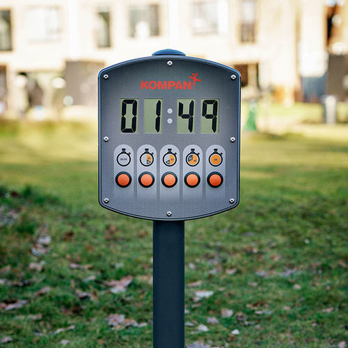 Bodenstehendes Schild - KOMPAN - Metall / für Spielplätze