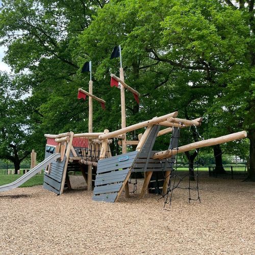 Holz-Spielplatzgerät - NRO540 - KOMPAN - modular