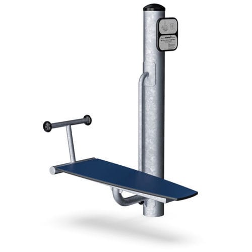 Sit-Up-Bänke / für Außenbereich - KPX121 - KOMPAN - für öffentliche Bereiche