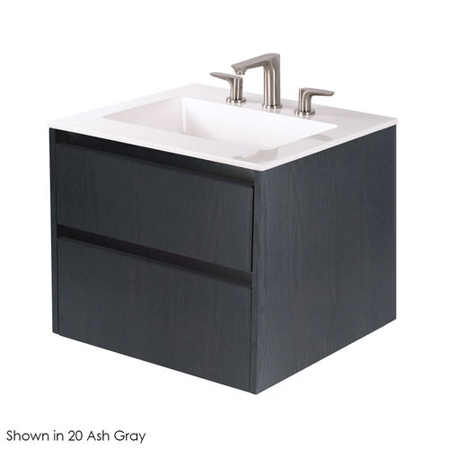 Wandhängender Waschtisch-Unterschrank - PUN-W-24 - Lacava - Holz / modern / ohne Tür