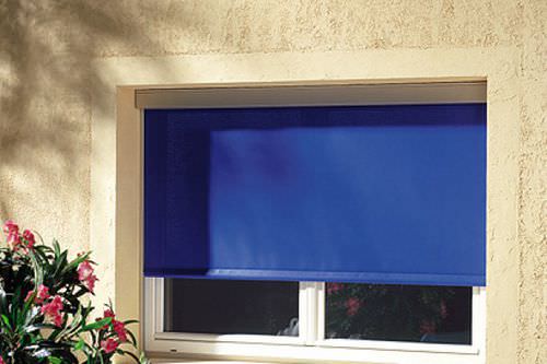 Vertikaljalousie - SCREENFLEX  : 80 - FABER - für Fenster / Segeltuch / für Außenbereich