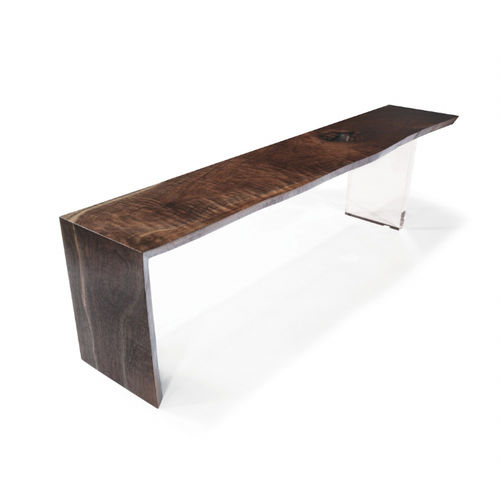 Moderne Bank - PLEXI - Hudson Furniture - Nussbaum / Plexiglas®