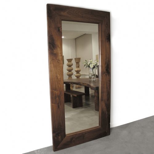 Standspiegel - Hudson Furniture - klassisch / rechteckig / Nussbaum