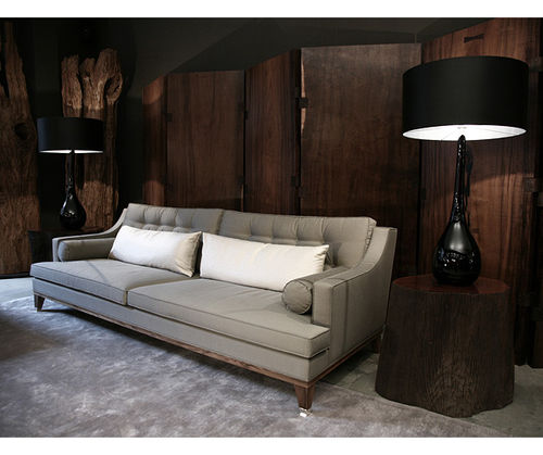 Klassisches Sofa - RITA  - Hudson Furniture - Stoff / weiß / Zweisitzer