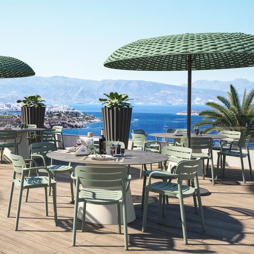 Moderner Stuhl - CROISETTE  - SERRALUNGA - für Außenbereich / Polypropylen / Technopolymer