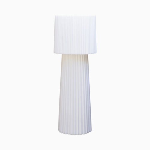 Stehleuchte - RUFFLE  - SERRALUNGA - Stoff / Polyethylen mit niedriger Dichte (LDPE) / modern