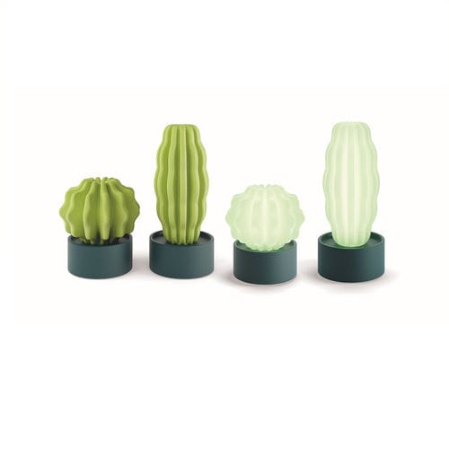 Skulptur / Polyethylen mit niedriger Dichte (LDPE) - CACTUS LARGE - SERRALUNGA - für Außenbereich / bodenstehend / weiß