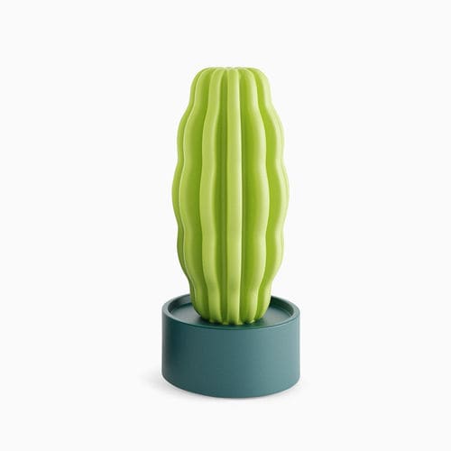 Skulptur / Polyethylen mit niedriger Dichte (LDPE) - CACTUS LONG - SERRALUNGA - für Außenbereich / bodenstehend / weiß
