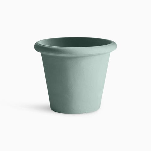Pflanzgefäß / Polyethylen mit niedriger Dichte (LDPE) - CAMELIA - SERRALUNGA - konisch / für Privatgebrauch / weiß