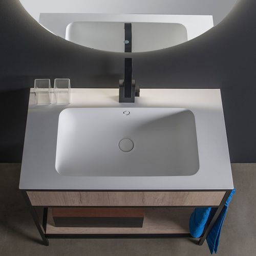Waschbecken auf Füßen - SKEMA - Xilon - Aluminium / Ocritech® / individuell gestaltbar