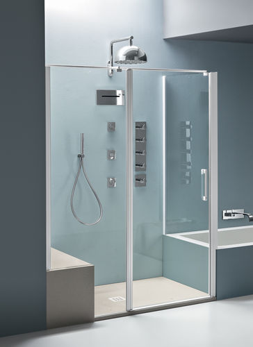 Einflügelige Duschwand - DEDALO 1 WALL - ARBLU - für Nischen / Hartglas / für professionellen Gebrauch