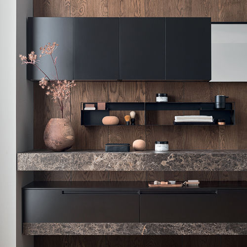Moderner Badezimmer-Schrank - D+ - ARBLU - für Privatgebrauch / Holz / melaminbeschichtet