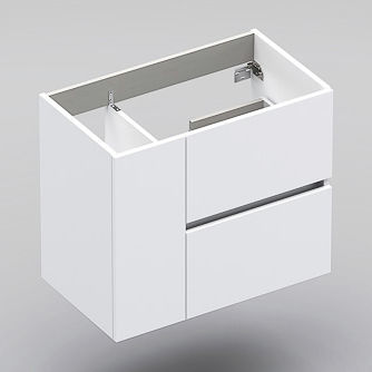 Wandhängender Waschtisch-Unterschrank - 80  - Sonia Bath - ABS / modern / mit Tür