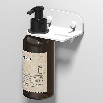 Seifenspender für Privatgebrauch - QUICK - Sonia Bath - wandmontiert / Aluminium / manuell