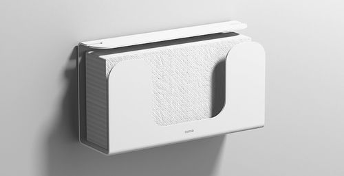 Wandmontierter Handtuchspender - KLEENEX/WIPES  - Sonia Bath - Aluminium / für Gewerbegebrauch / für Privatgebrauch