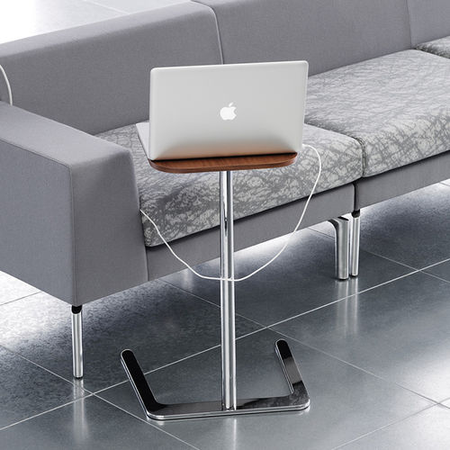 Moderner Computertisch. - FLAMINGO - Boss Design - mit Einzelsäule / für Gewerbegebrauch