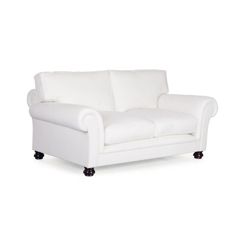 Klassisches Sofa - STEVEN - George Smith - Stoff / weiß / Zweisitzer