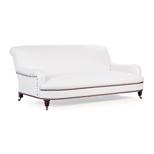 Klassisches Sofa - JULES - George Smith - Stoff / weiß / Zweisitzer