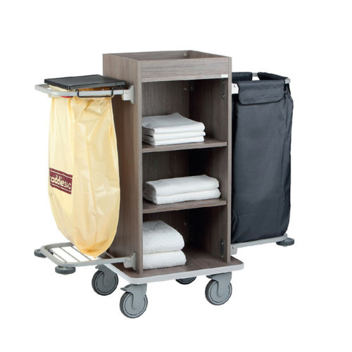 Reinigungswagen - 14004 - FAS - für Hotels / aus lackiertem Metall