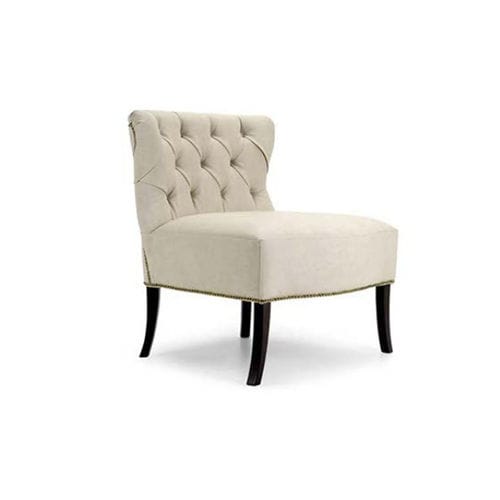 Klassischer Sessel - Mork - FAS - feuerfester Stoff / Kunstleder / beige