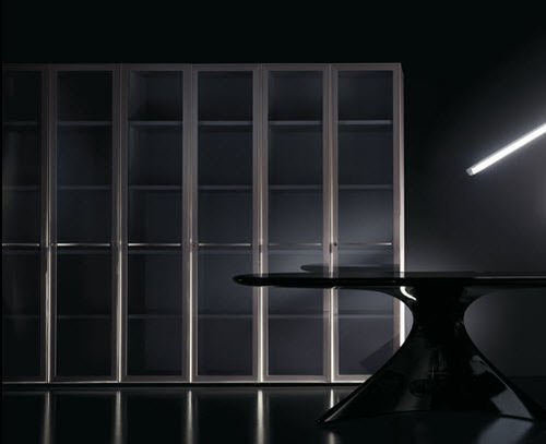 Hohes Bücherregal - ZERO - Della Rovere - modern / für Gewerbegebrauch / für Büro