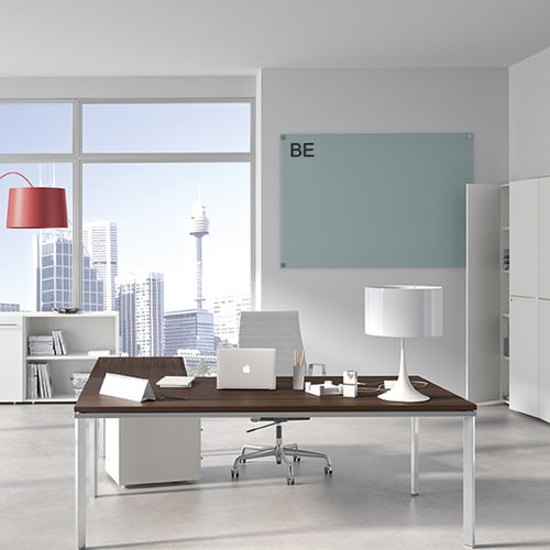 Chefschreibtisch - BE - Della Rovere - modern / Holz / Glas