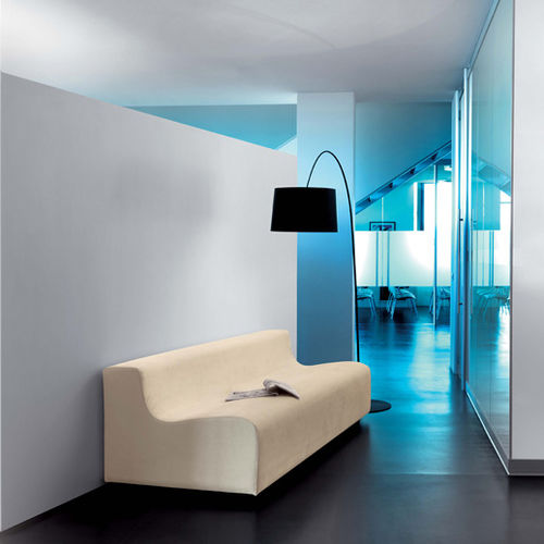 Moderne Polsterbank - TIME - Della Rovere - Stoff / Leder / für Gewerbegebrauch
