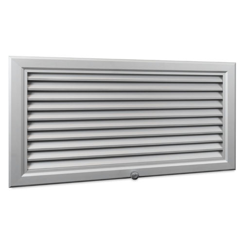 Aluminium-Lüftungsgitter - NOVA-F - Systemair - galvanisiertem Stahl / rechteckig / weiß