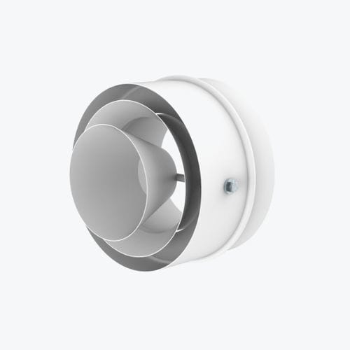 Deckenmontierter Luftdiffusor - JSR - Systemair - wandmontiert / kreisförmig / Metall