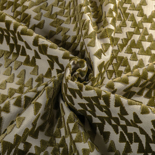 Möbelstoff - POINTS OF VIEW - Donghia - einfarbig / geometrisches Muster / Viskose