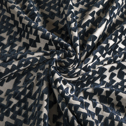 Möbelstoff - POINTS OF VIEW - Donghia - mit geometrischen Motiven / Viskose / Samt