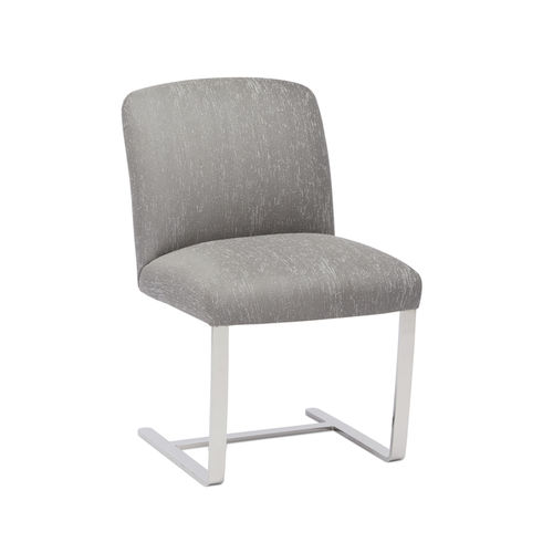 Moderner Besucherstuhl - CANTILEVER - Donghia - für den Innenraum / Stoff / Gestell aus Metall