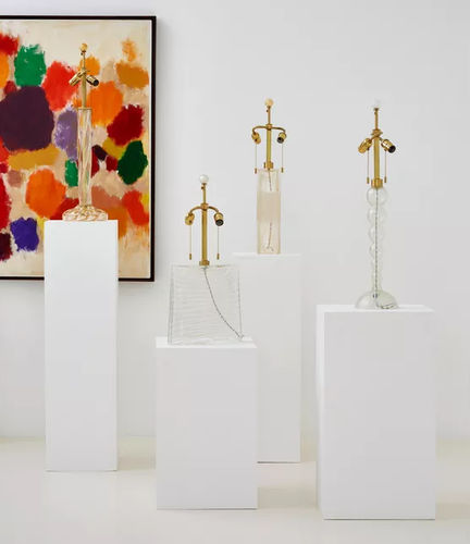 Tischlampe - PIROETTA - Donghia - Glas / aus venezianischem Glas / modern