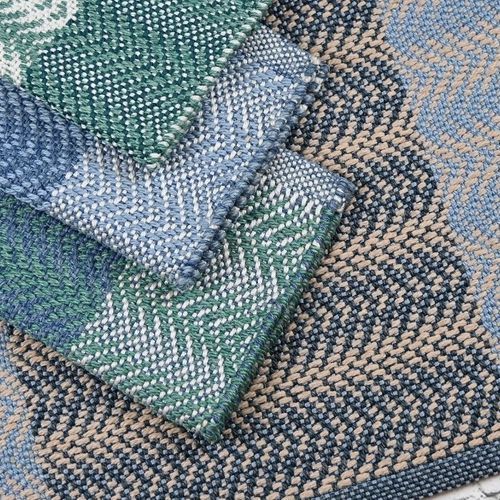 Handgewebter Teppichboden - TAILINGS - Donghia - Polypropylen / Motiv / beige