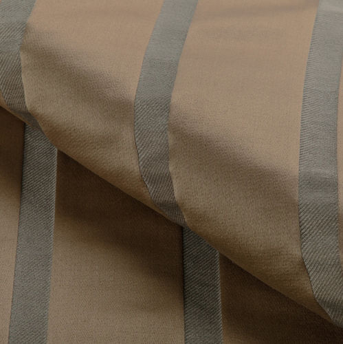 Möbelstoff - SIDE BY SIDE  - Donghia - für Vorhänge / Streifenmuster / Baumwolle