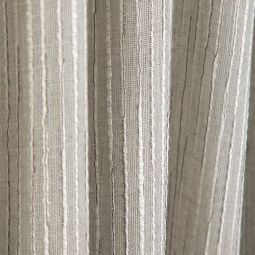 Streifenmuster-Gardine - SUNSCREEN   - Donghia - Nylon / Acryl / bestickt