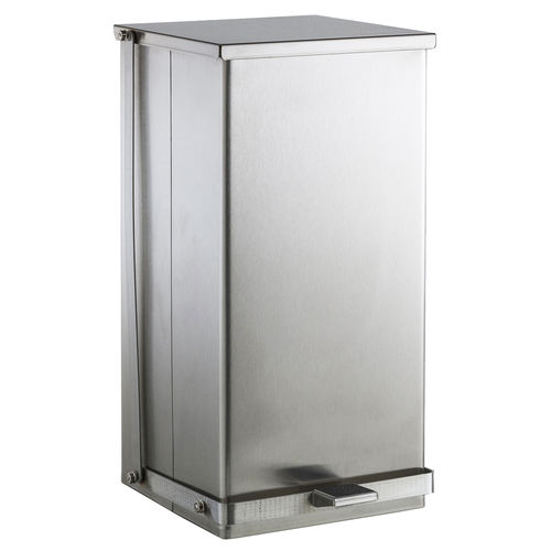 Hygienischer Abfallbehälter - B-220816 - Bobrick Washroom Equipment - freistehend / Edelstahl / mit Pedal