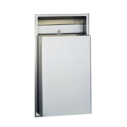 Hygienischer Abfallbehälter - B-3644 ClassicSeries® - Bobrick Washroom Equipment - Einbau / Edelstahl / modern